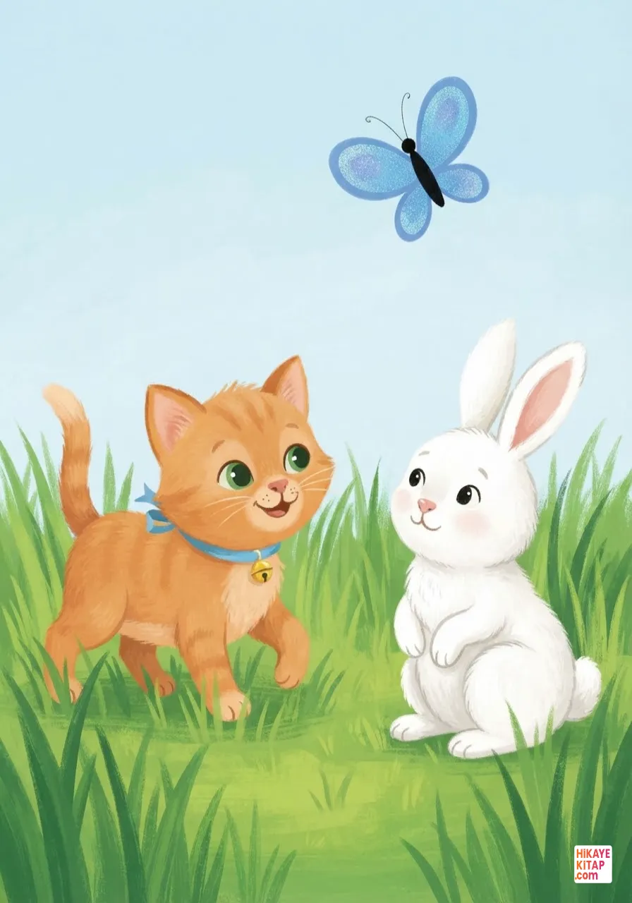 The Little Cat and the Blue Butterfly Page 2 image