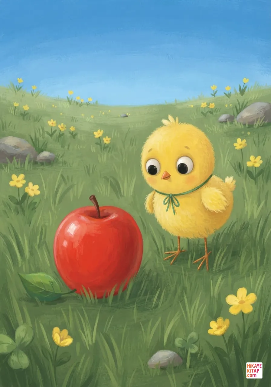 Yellow Chick and the Red Apple 1 image