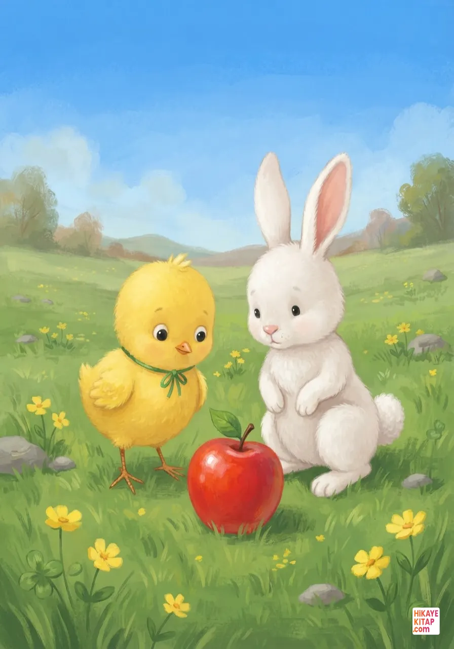 Yellow Chick and the Red Apple Page 2 image