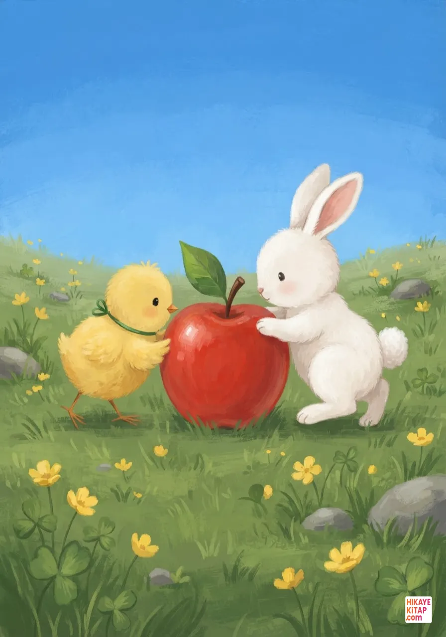 Yellow Chick and the Red Apple Page 3 image