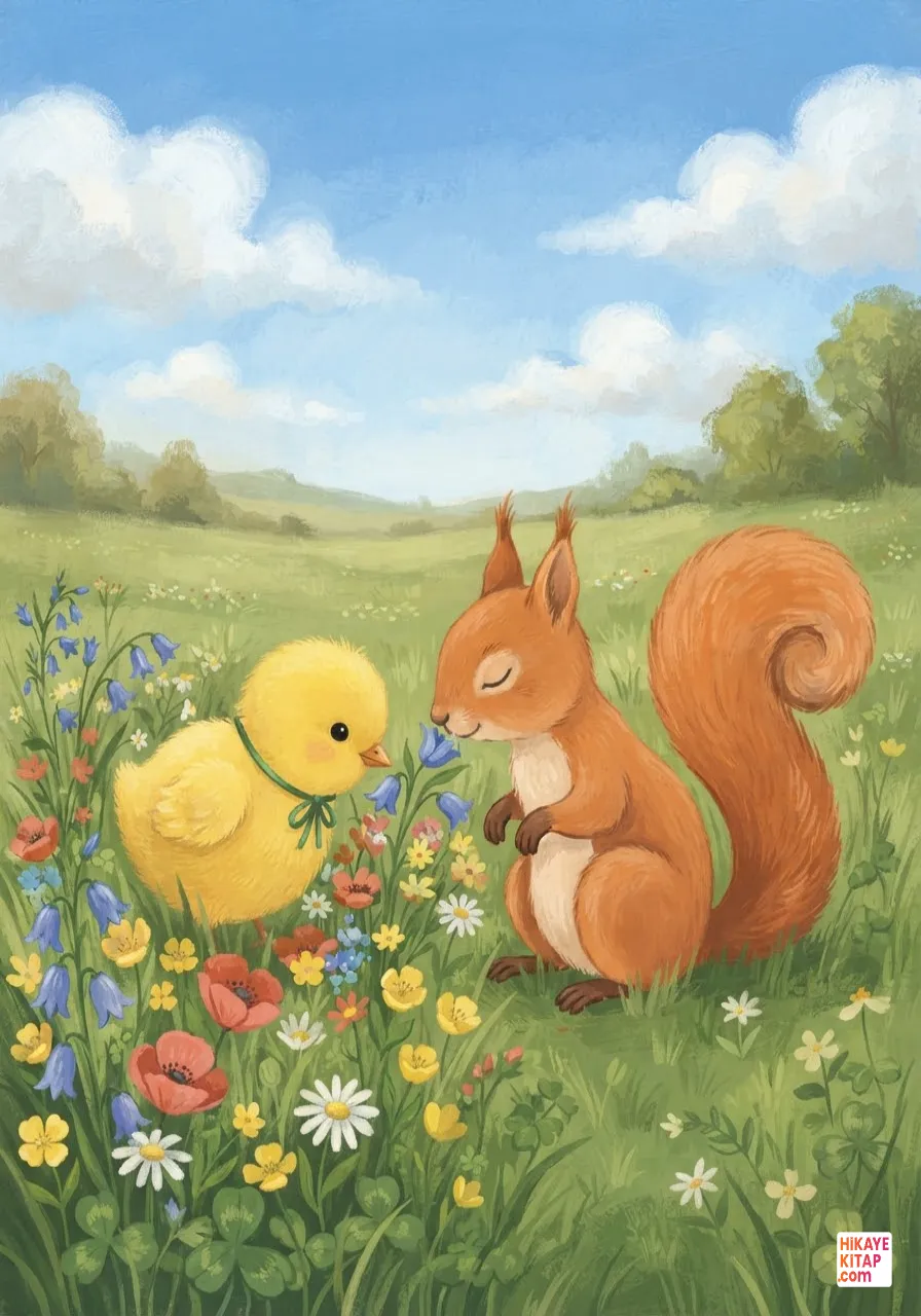 Yellow Chick and the Red Apple Page 4 image