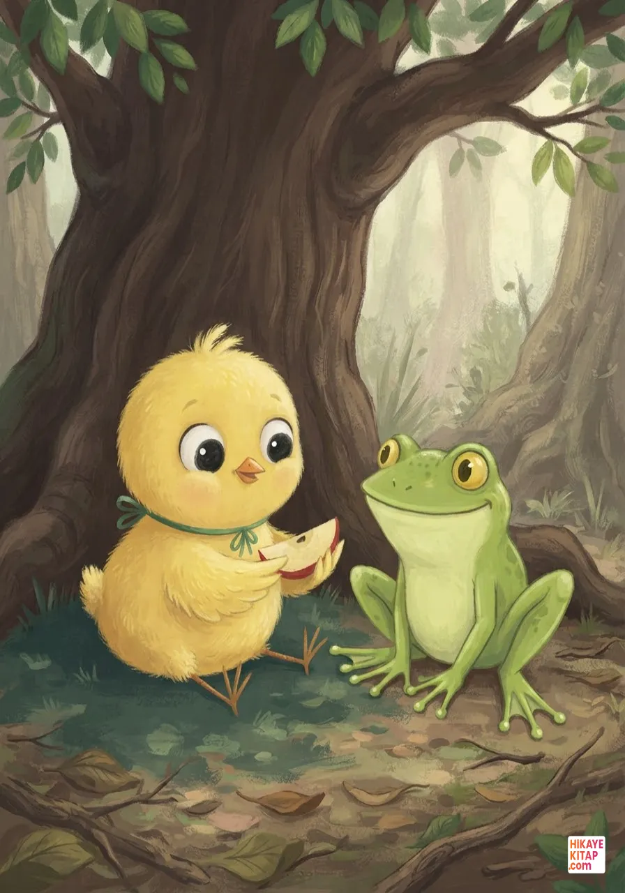 Yellow Chick and the Red Apple Page 9 image