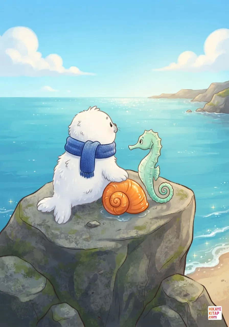Little Seal and the Orange Seashell Page 12 image
