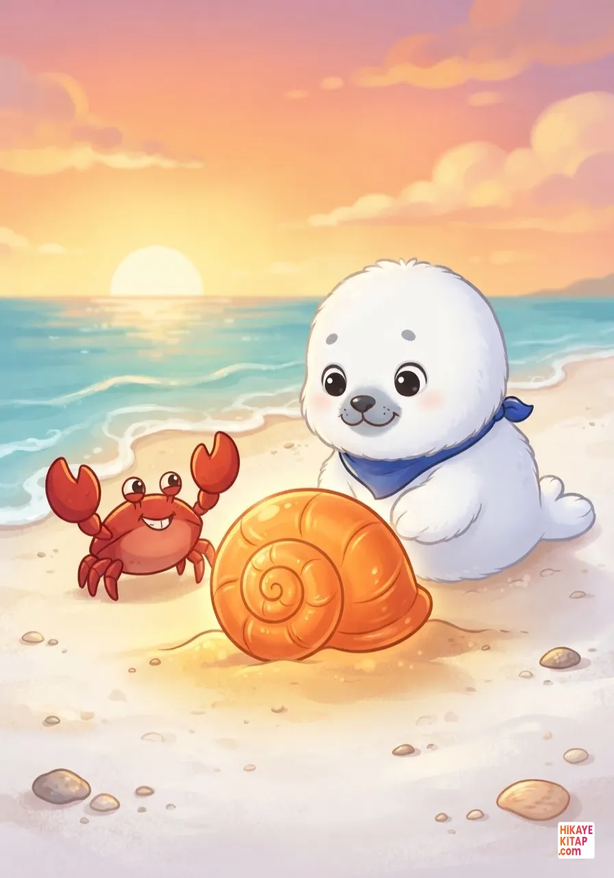 Little Seal and the Orange Seashell Page 6 image