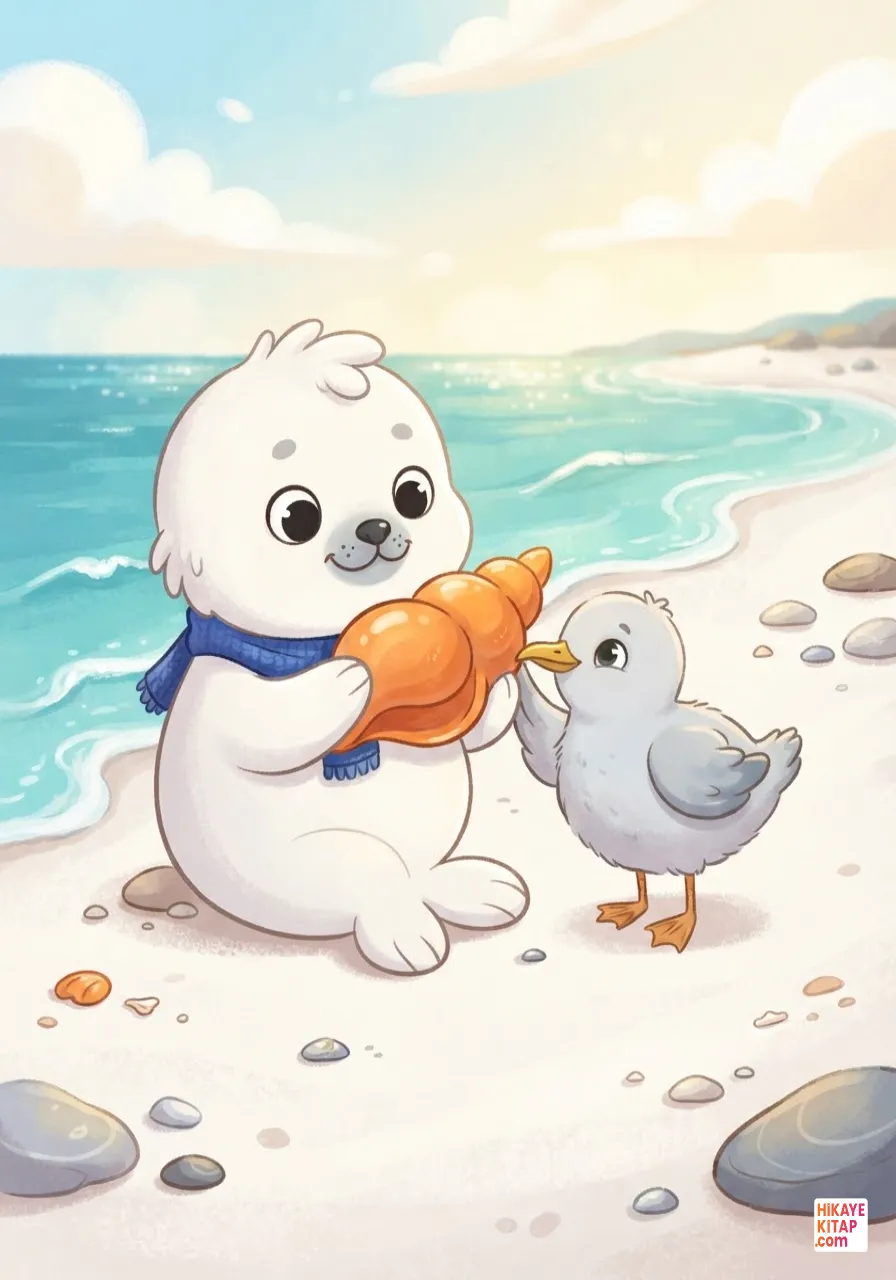 Little Seal and the Orange Seashell Page 8 image