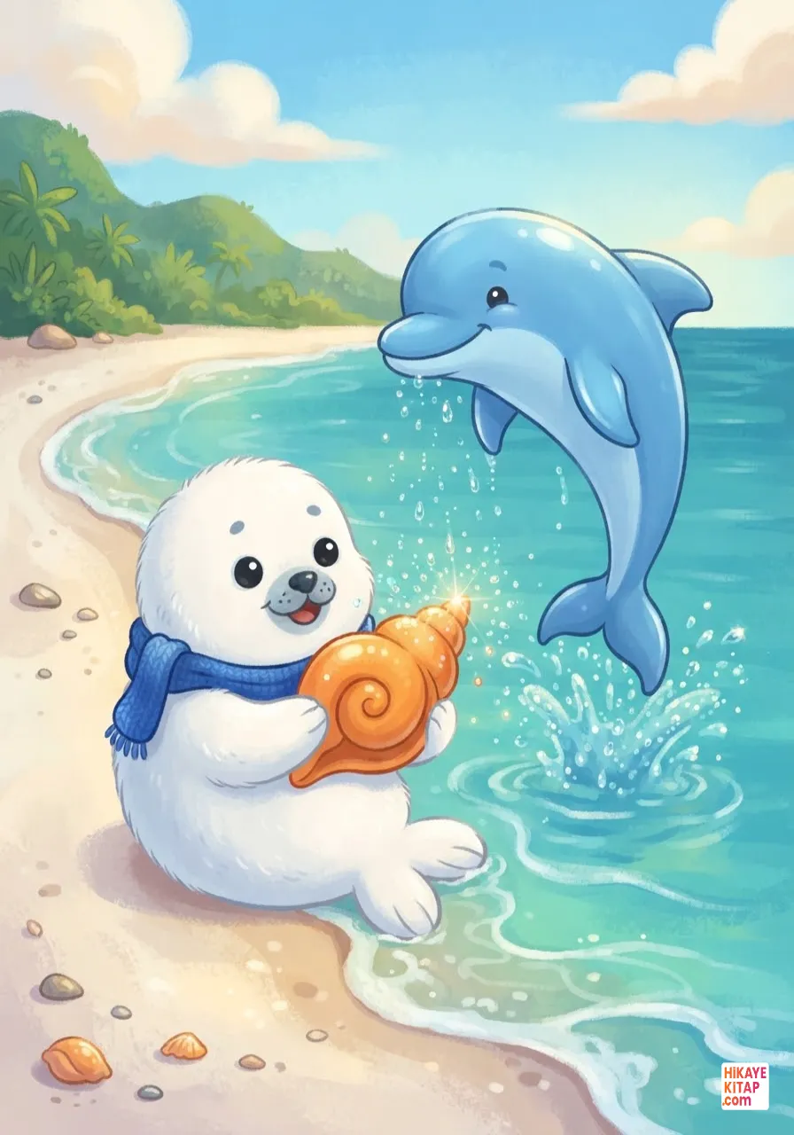 Little Seal and the Orange Seashell Page 9 image