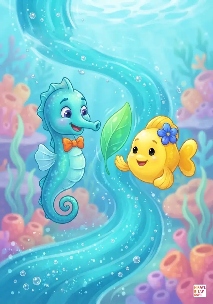 Pip the Little Seahorse and the Drifting Leaf Page 2 image