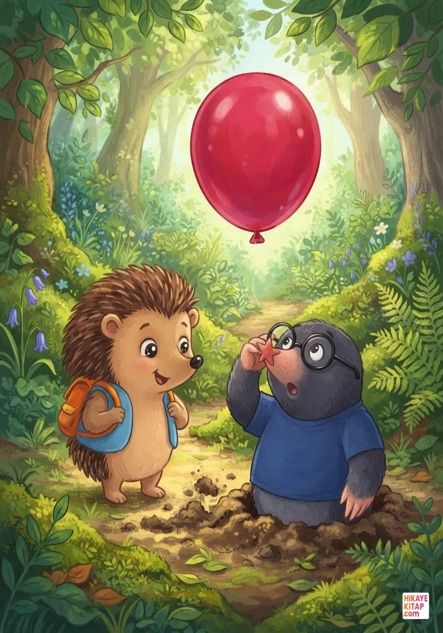 Minik Kirpi Boncuk ve Uçan Balon Sayfa 6 görseli