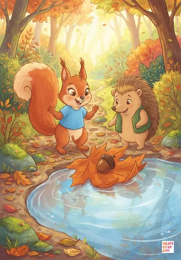 Cover of Little Squirrel Hazel and the Flying Leaf