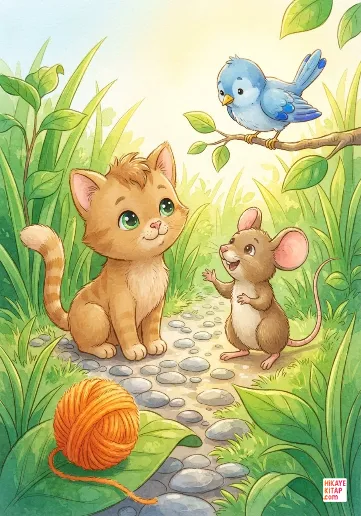 Minik Kedi Karamel ve Sihirli Yumak kapak