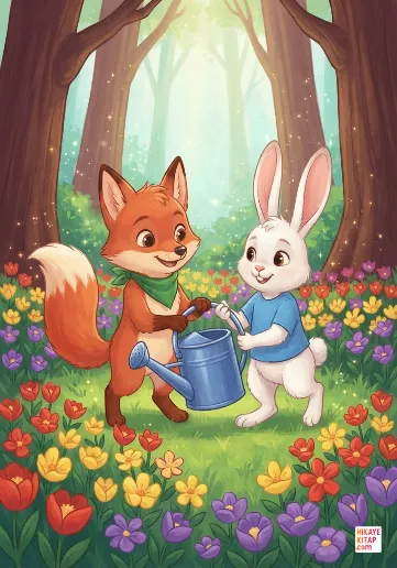 Cover of Rusty the Little Fox and the Rainbow Garden