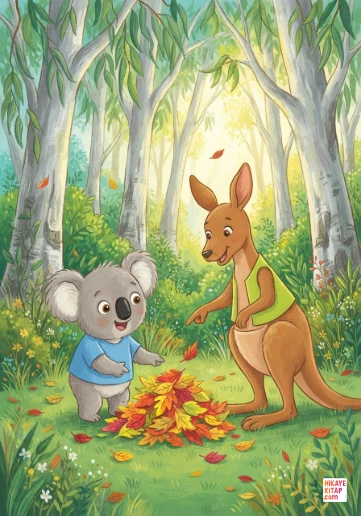 Minik Koala Koko ve Yaprak Sayma Oyunu kapak