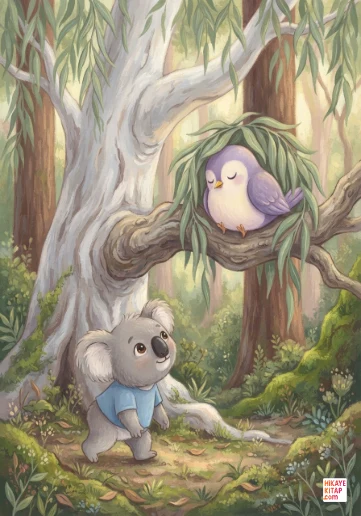 Minik Koala Koko ve Uyuyan Kuş kapak