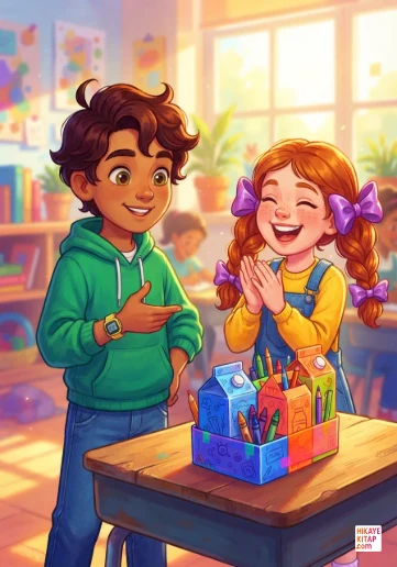 Efe ve Küçük Geri Dönüşüm Makinesi kapak